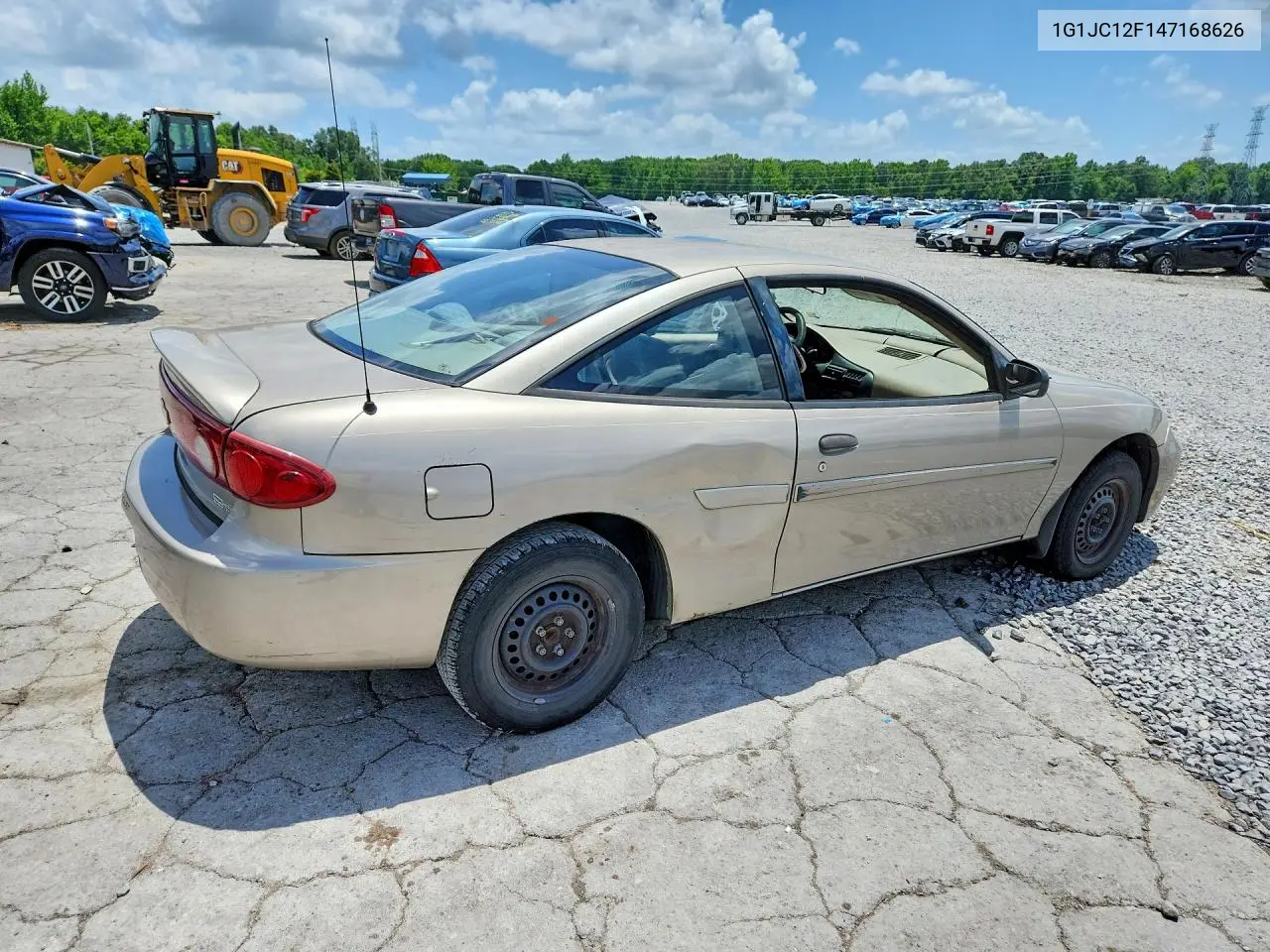 2004 Chevrolet Cavalier VIN: 1G1JC12F147168626 Lot: 56712726