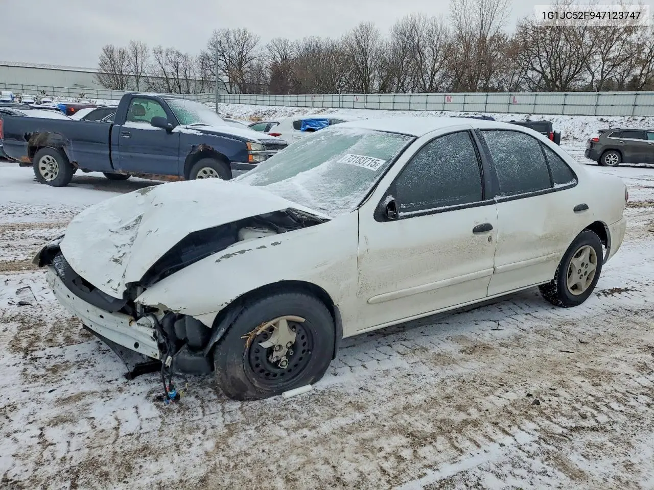 2004 Chevrolet Cavalier VIN: 1G1JC52F947123747 Lot: 73183715