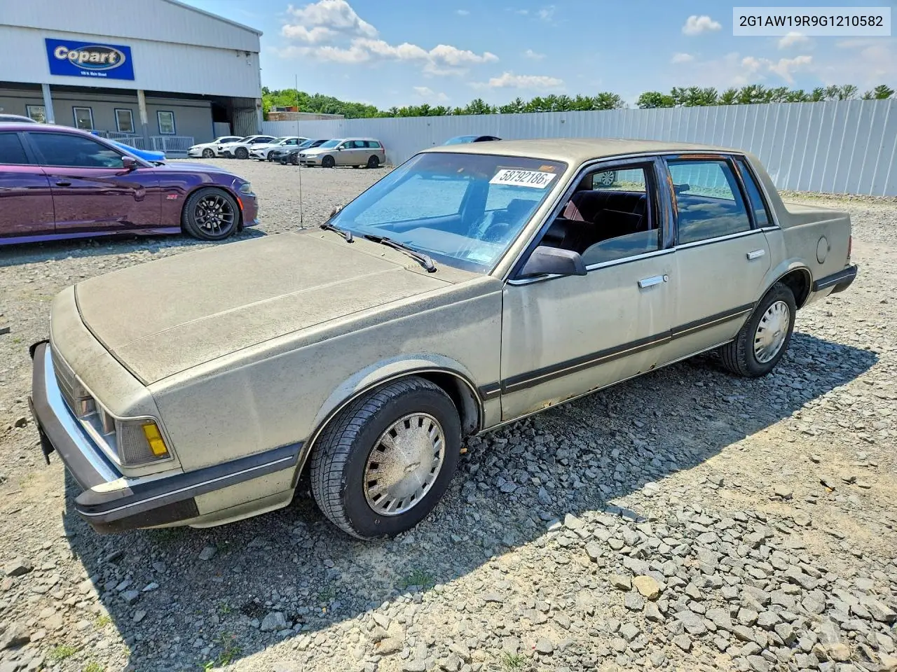 1986 Chevrolet Celebrity VIN: 2G1AW19R9G1210582 Lot: 58792186
