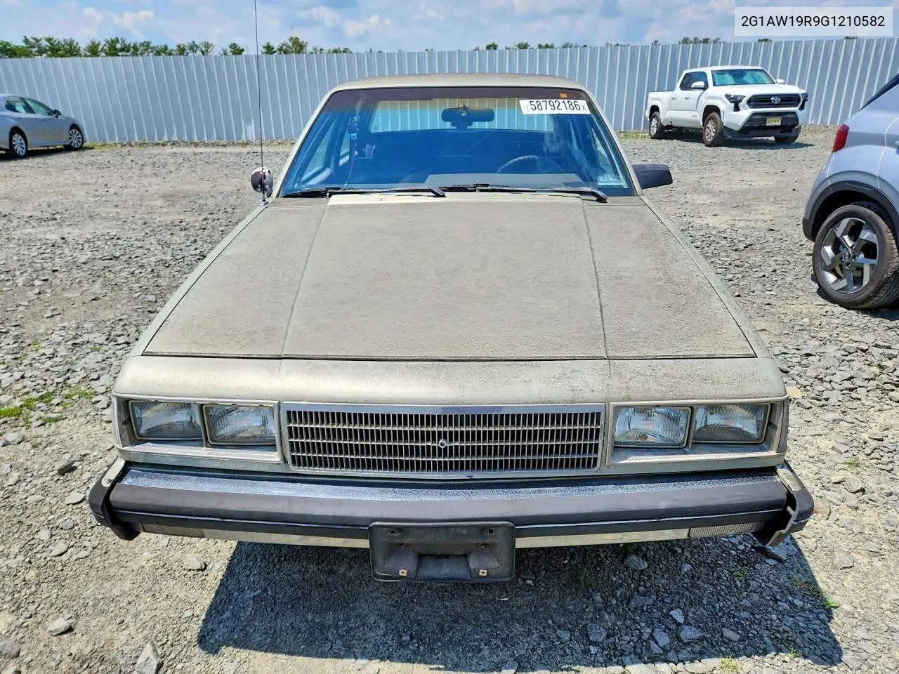 1986 Chevrolet Celebrity VIN: 2G1AW19R9G1210582 Lot: 58792186