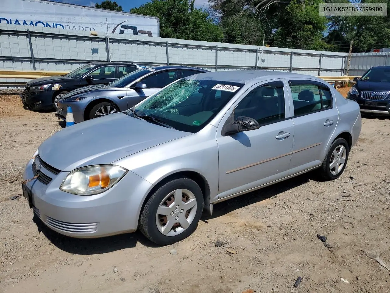 2005 Chevrolet Cobalt VIN: 1G1AK52F857599900 Lot: 58911486