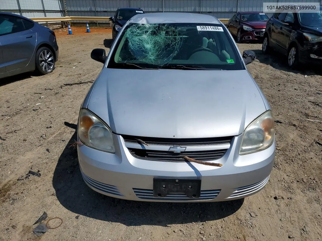 2005 Chevrolet Cobalt VIN: 1G1AK52F857599900 Lot: 58911486