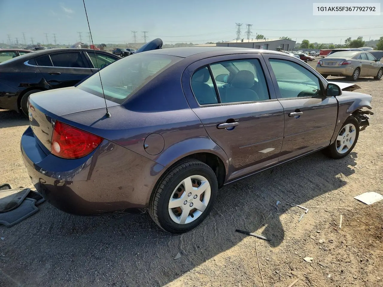 2006 Chevrolet Cobalt Ls VIN: 1G1AK55F367792792 Lot: 59352166