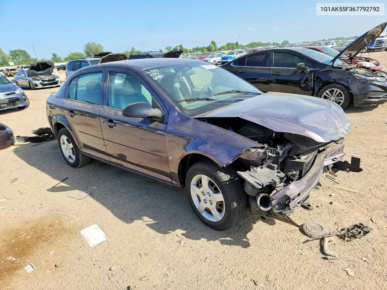2006 Chevrolet Cobalt Ls VIN: 1G1AK55F367792792 Lot: 59352166