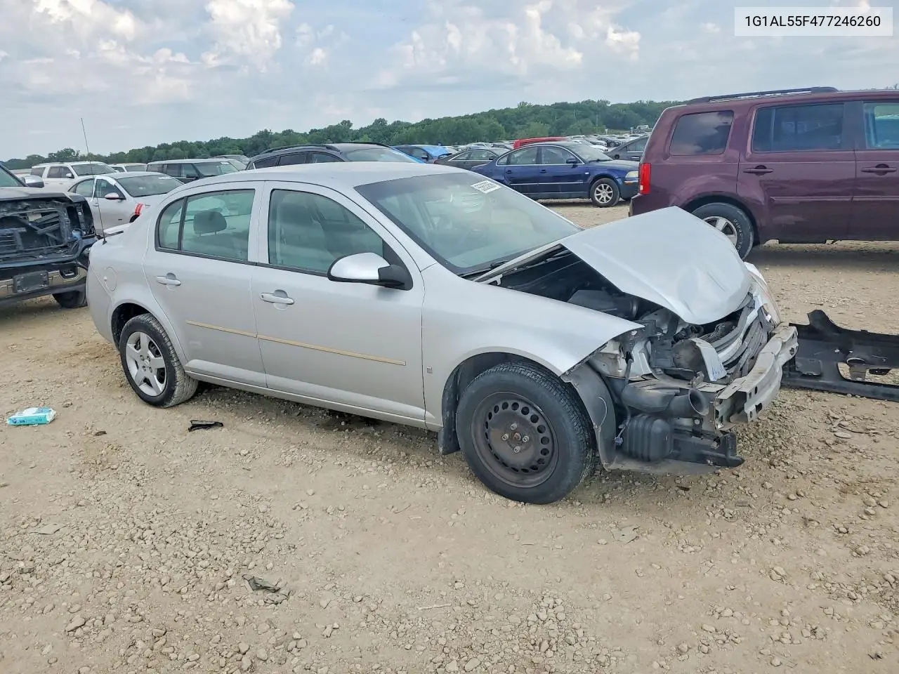 2007 Chevrolet Cobalt Lt VIN: 1G1AL55F477246260 Lot: 55653856