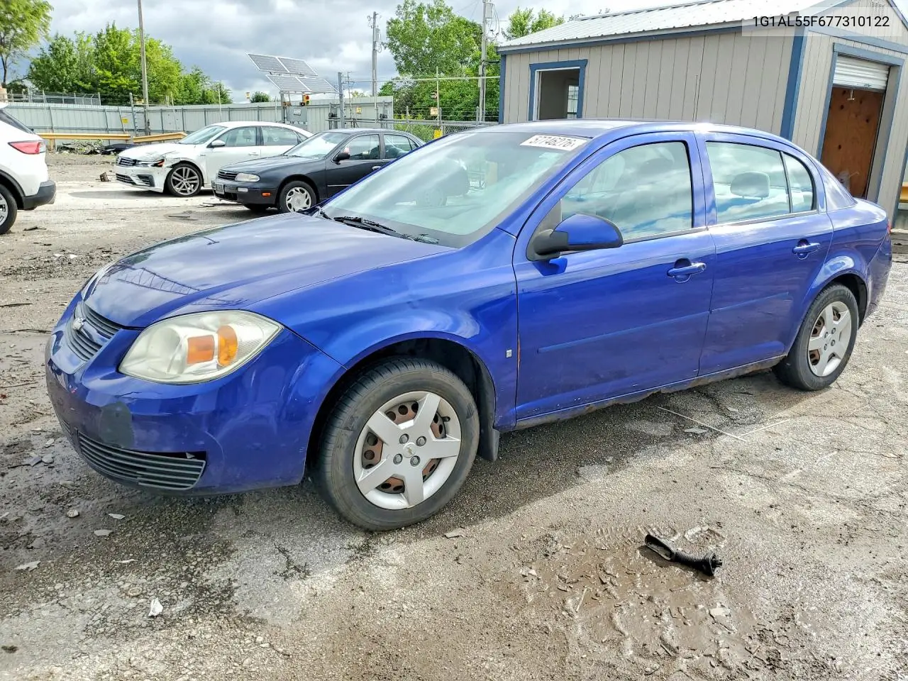 2007 Chevrolet Cobalt Lt VIN: 1G1AL55F677310122 Lot: 57746276