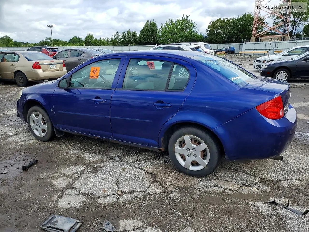 2007 Chevrolet Cobalt Lt VIN: 1G1AL55F677310122 Lot: 57746276