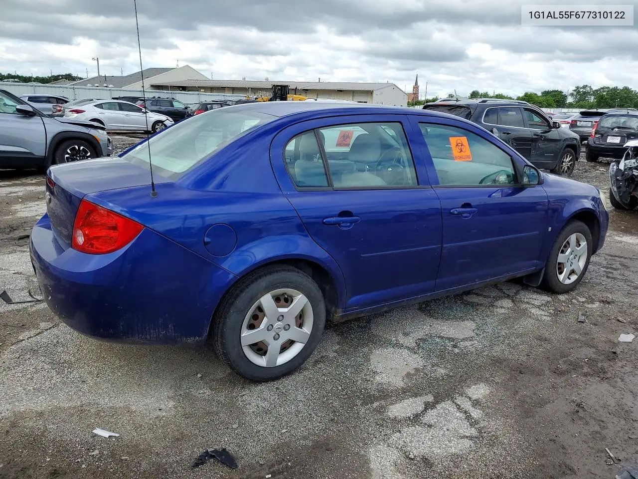 2007 Chevrolet Cobalt Lt VIN: 1G1AL55F677310122 Lot: 57746276