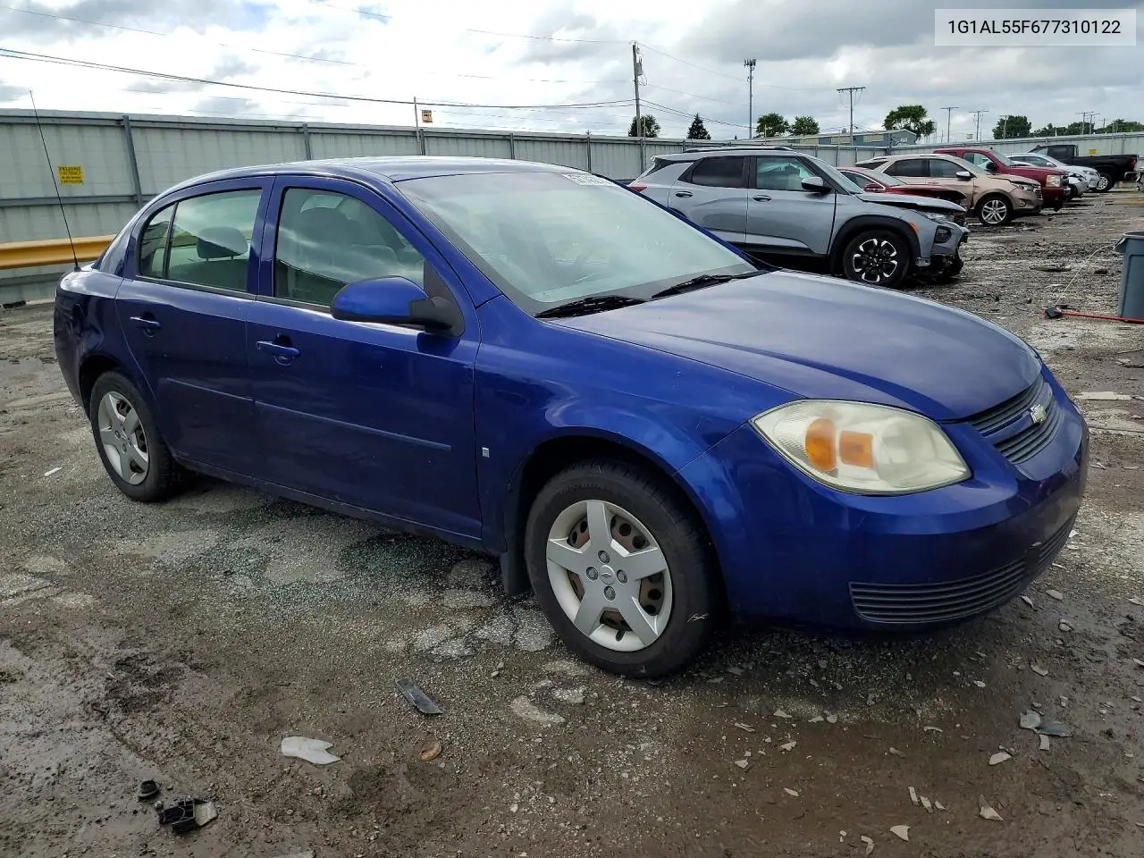 2007 Chevrolet Cobalt Lt VIN: 1G1AL55F677310122 Lot: 57746276