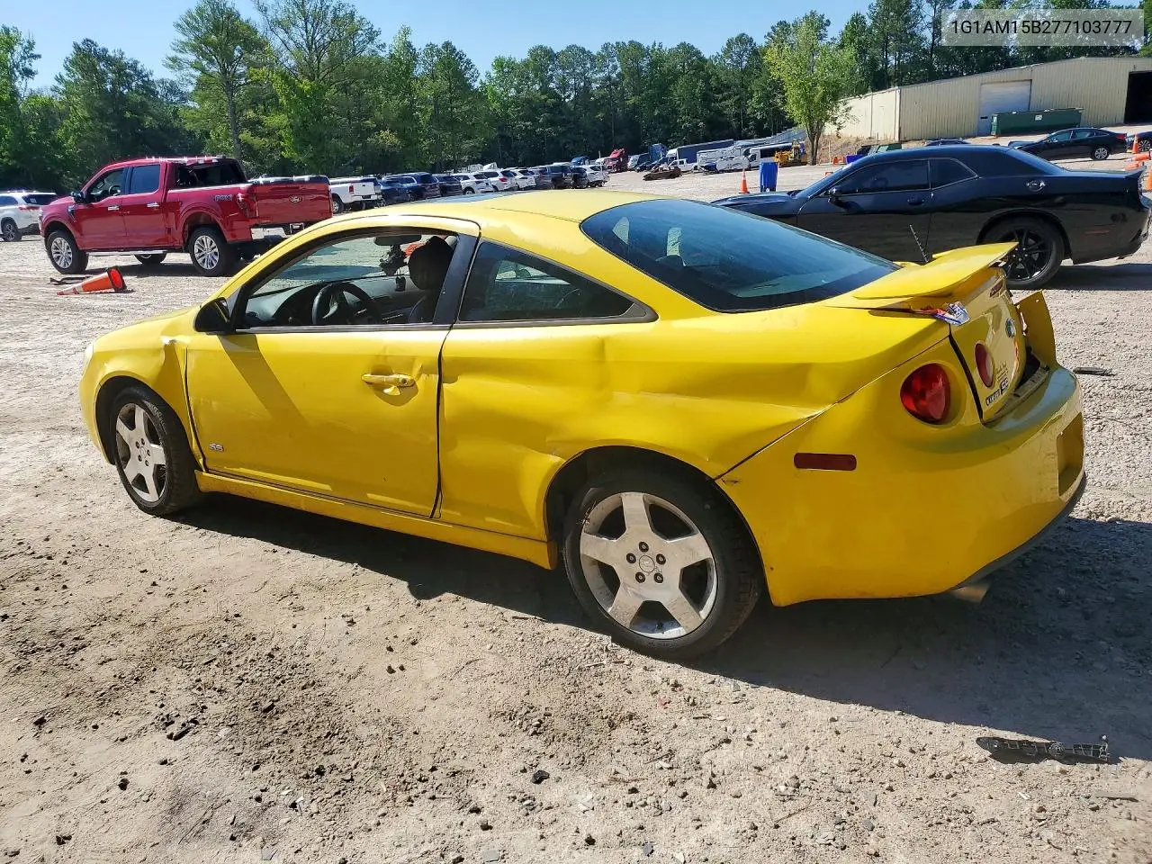 2007 Chevrolet Cobalt Ss VIN: 1G1AM15B277103777 Lot: 59236166