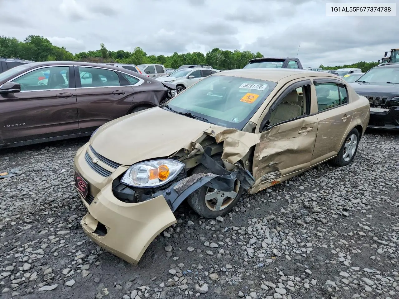 2007 Chevrolet Cobalt Lt VIN: 1G1AL55F677374788 Lot: 59261726