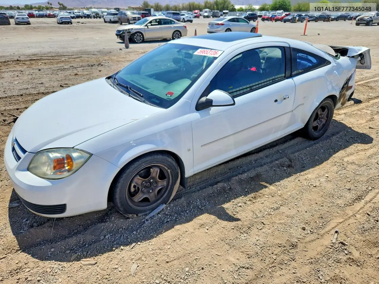 2007 Chevrolet Cobalt Lt VIN: 1G1AL15F777345048 Lot: 59653186