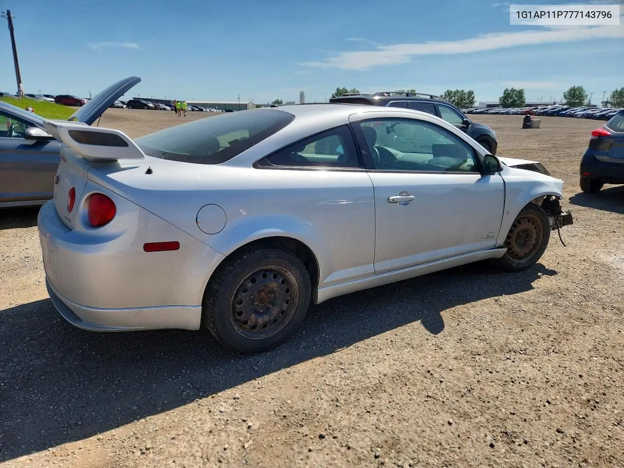 2007 Chevrolet Cobalt Ss Supercharged VIN: 1G1AP11P777143796 Lot: 59672546