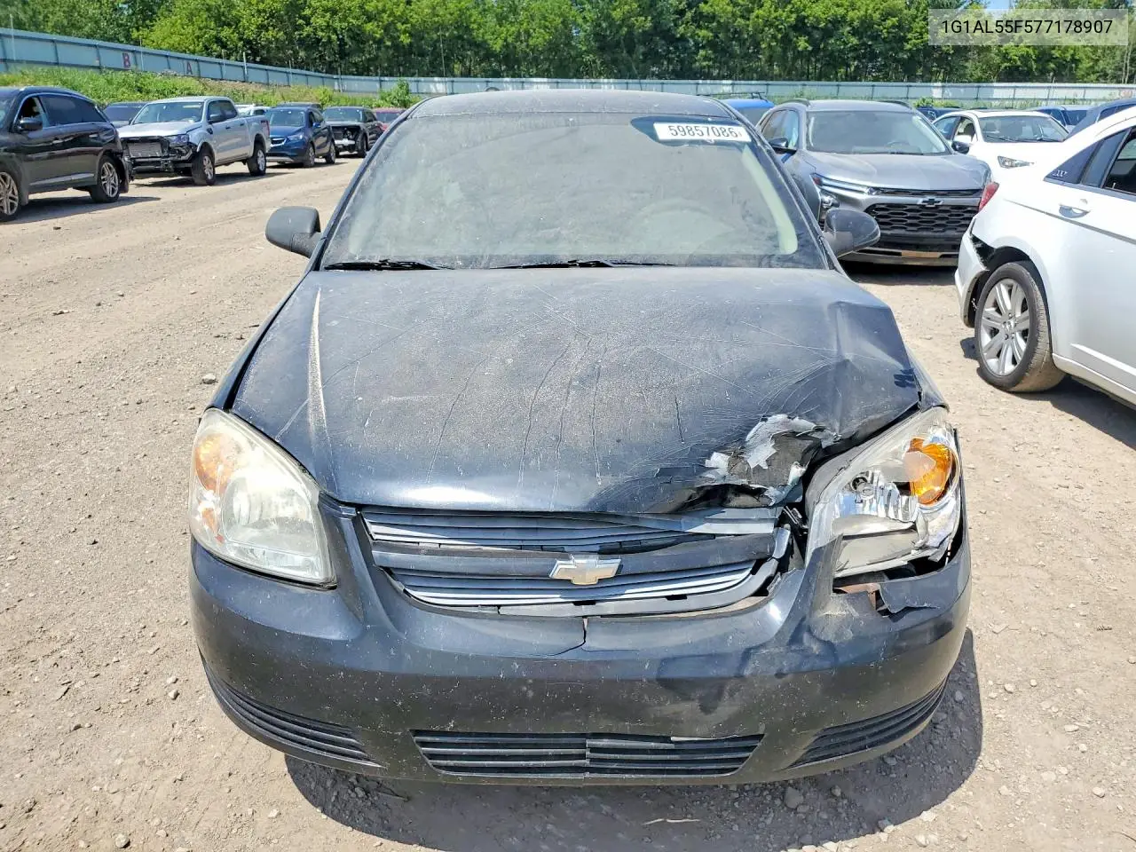 2007 Chevrolet Cobalt Lt VIN: 1G1AL55F577178907 Lot: 59857086