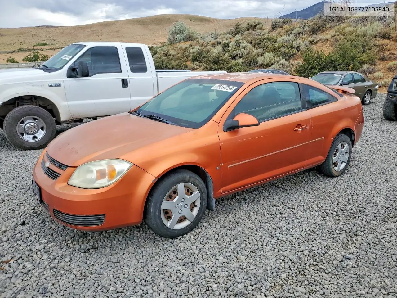 2007 Chevrolet Cobalt Lt VIN: 1G1AL15F777105840 Lot: 60130756