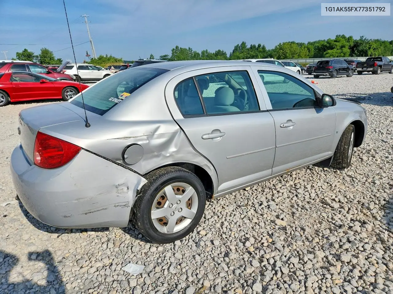 2007 Chevrolet Cobalt Ls VIN: 1G1AK55FX77351792 Lot: 60243866