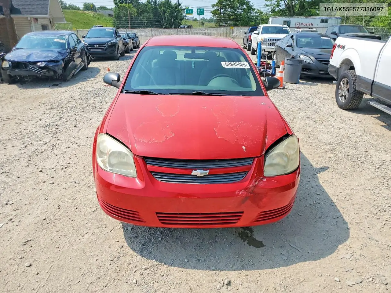 2007 Chevrolet Cobalt Ls VIN: 1G1AK55F577336097 Lot: 60995066