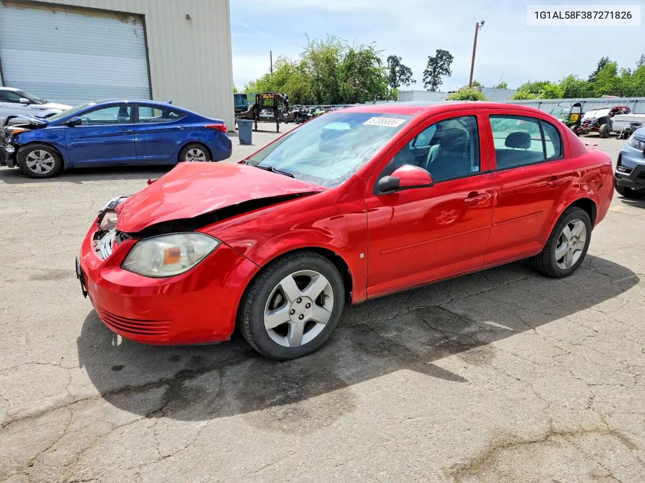 2008 Chevrolet Cobalt Lt VIN: 1G1AL58F387271826 Lot: 57085806