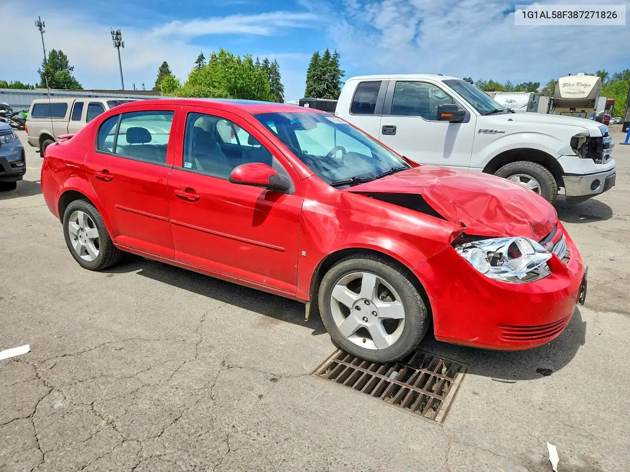 2008 Chevrolet Cobalt Lt VIN: 1G1AL58F387271826 Lot: 57085806