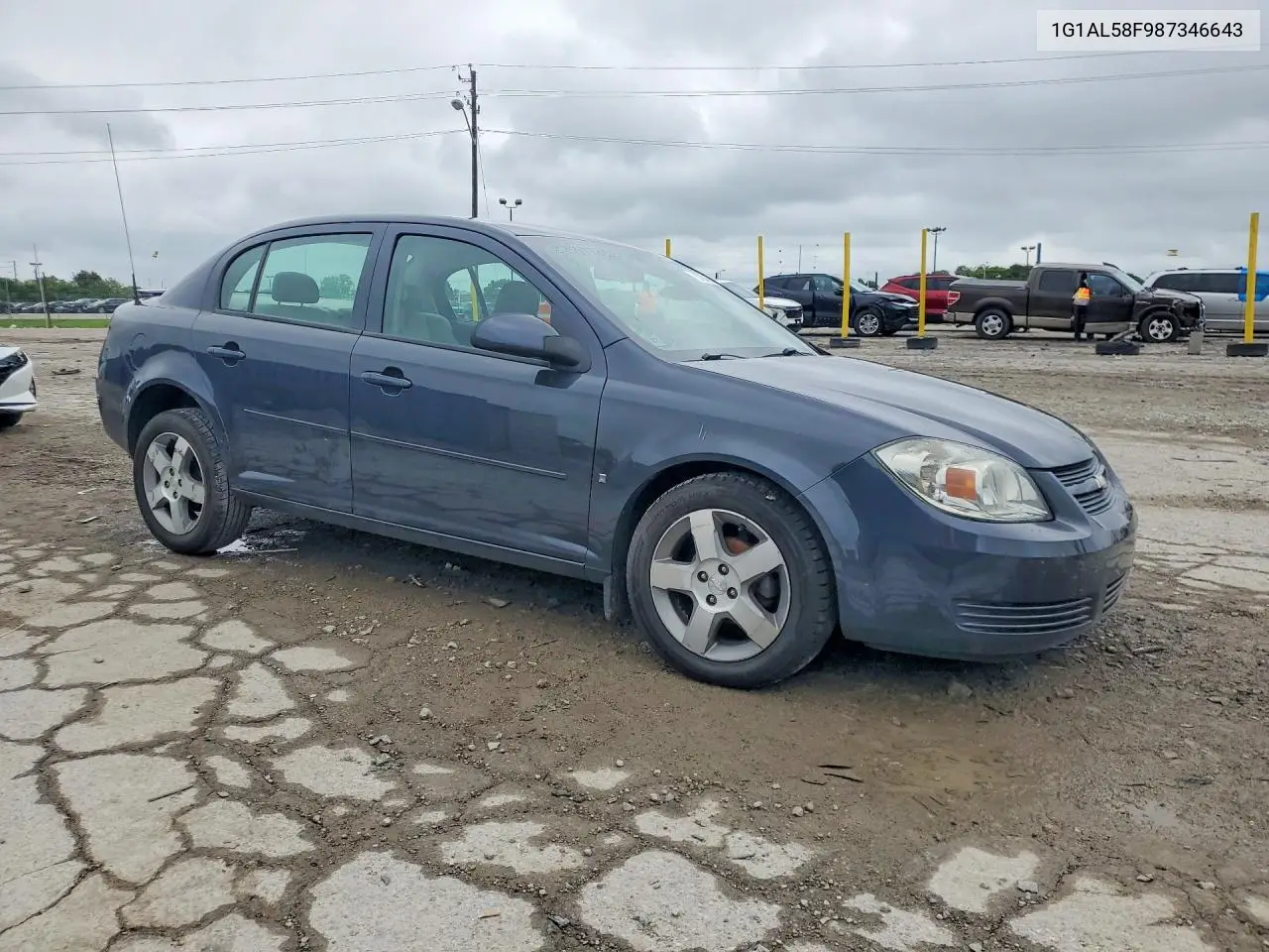 2008 Chevrolet Cobalt Lt VIN: 1G1AL58F987346643 Lot: 57845146