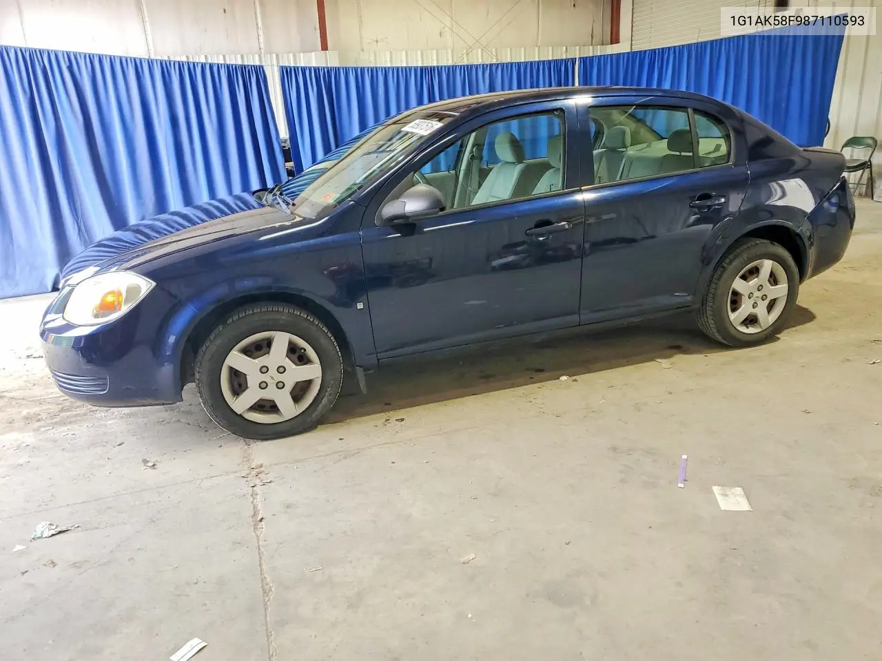 2008 Chevrolet Cobalt Ls VIN: 1G1AK58F987110593 Lot: 58937516