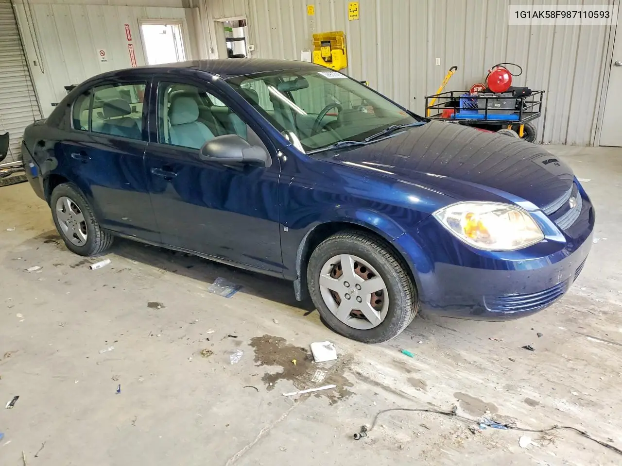 2008 Chevrolet Cobalt Ls VIN: 1G1AK58F987110593 Lot: 58937516