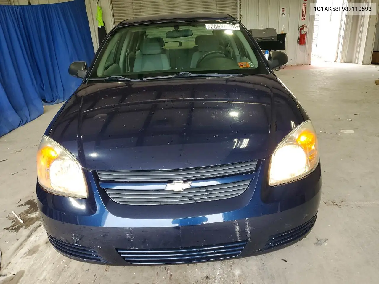 2008 Chevrolet Cobalt Ls VIN: 1G1AK58F987110593 Lot: 58937516