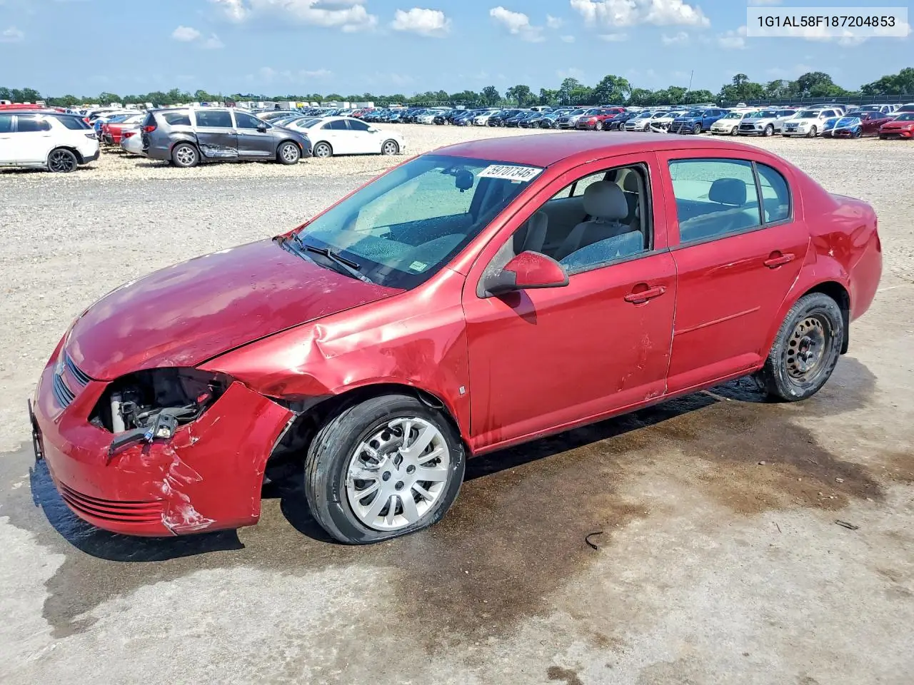 2010 Chevrolet Cobalt 4D Lt VIN: 1G1AL58F187204853 Lot: 59707346