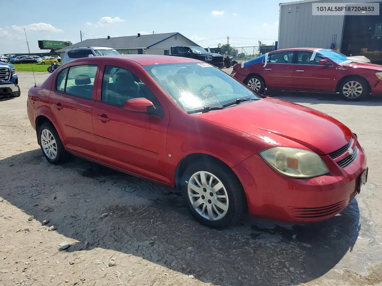 2010 Chevrolet Cobalt 4D Lt VIN: 1G1AL58F187204853 Lot: 59707346