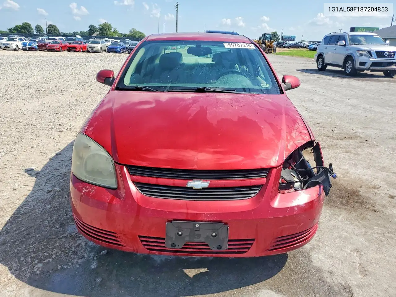 2010 Chevrolet Cobalt 4D Lt VIN: 1G1AL58F187204853 Lot: 59707346