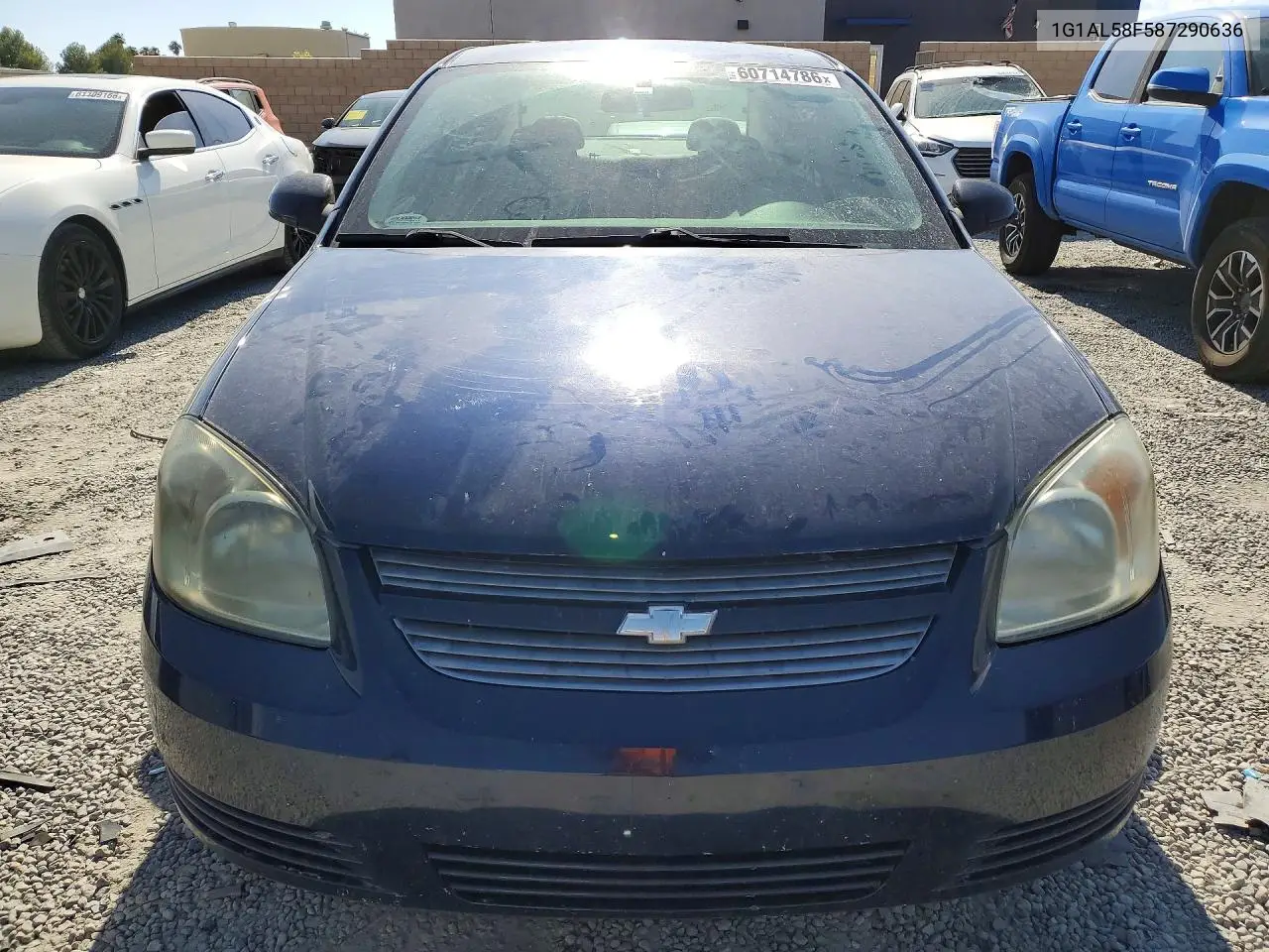 2008 Chevrolet Cobalt Lt VIN: 1G1AL58F587290636 Lot: 60714786