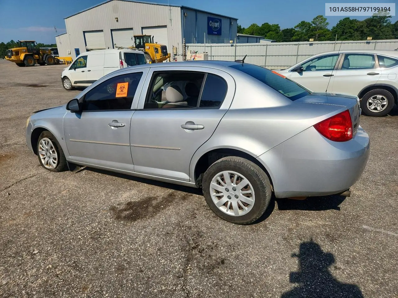 2009 Chevrolet Cobalt Ls VIN: 1G1AS58H797199194 Lot: 57070106
