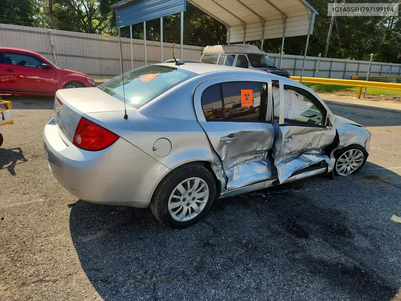 2009 Chevrolet Cobalt Ls VIN: 1G1AS58H797199194 Lot: 57070106