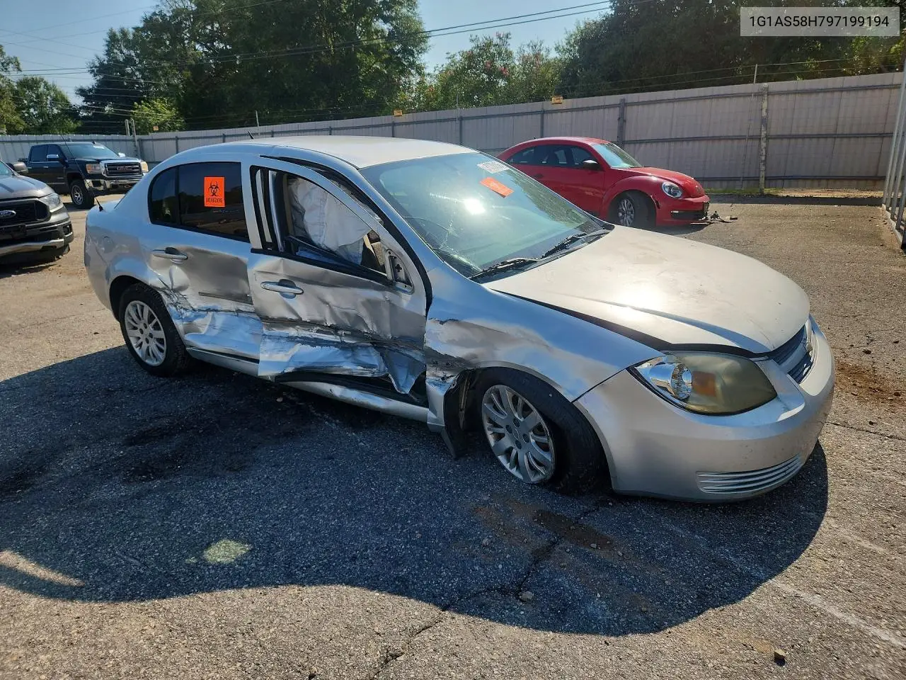 2009 Chevrolet Cobalt Ls VIN: 1G1AS58H797199194 Lot: 57070106