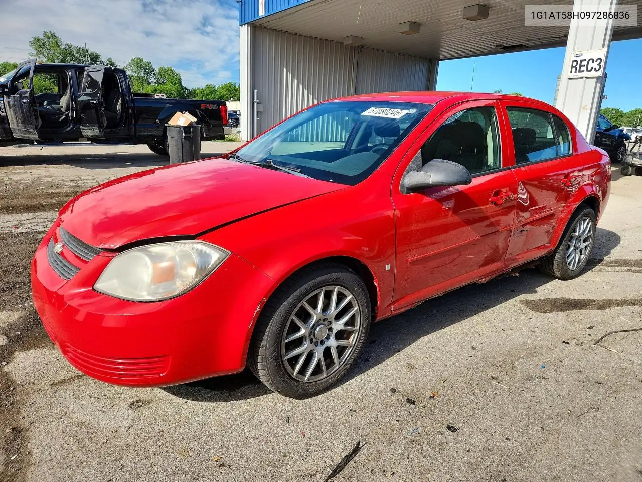 2009 Chevrolet Cobalt Lt VIN: 1G1AT58H097286836 Lot: 57080246