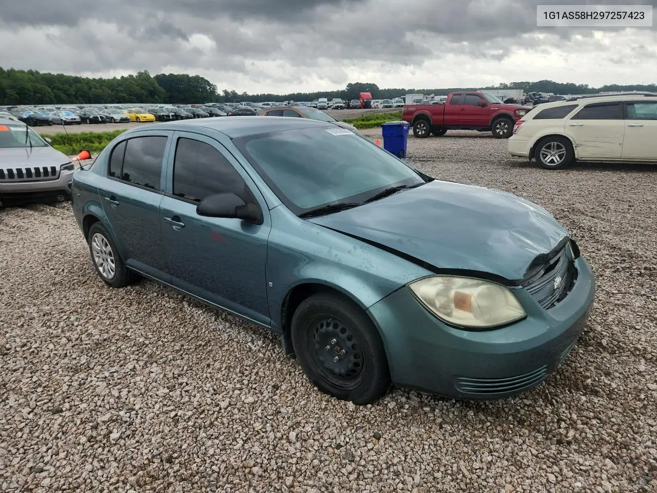 2009 Chevrolet Cobalt Ls VIN: 1G1AS58H297257423 Lot: 57618636