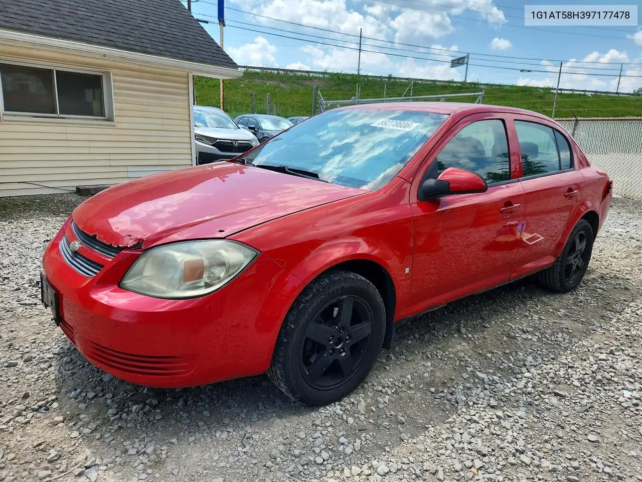 2009 Chevrolet Cobalt Lt VIN: 1G1AT58H397177478 Lot: 59278606