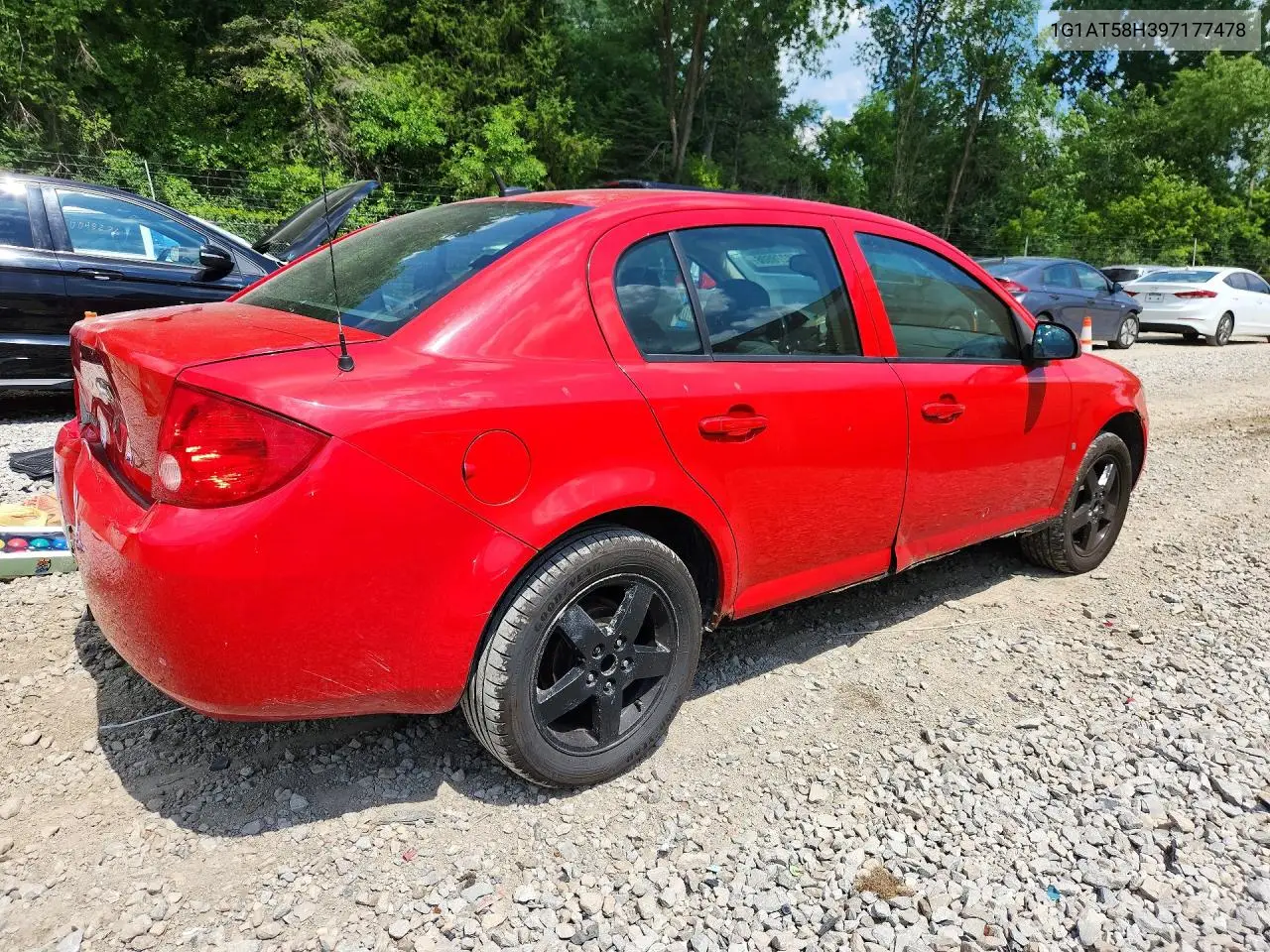 2009 Chevrolet Cobalt Lt VIN: 1G1AT58H397177478 Lot: 59278606