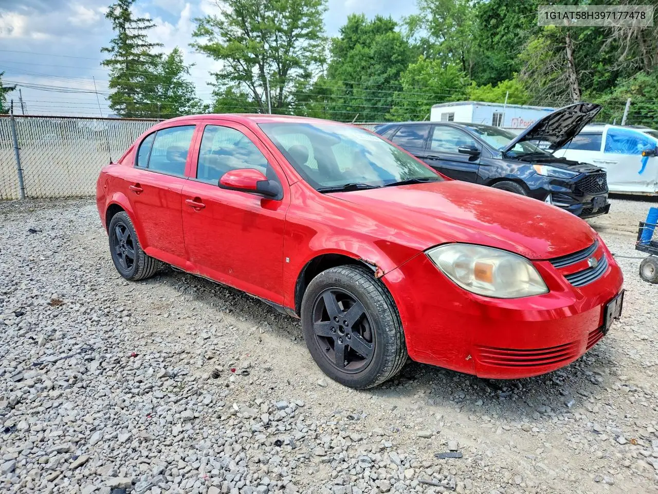 2009 Chevrolet Cobalt Lt VIN: 1G1AT58H397177478 Lot: 59278606