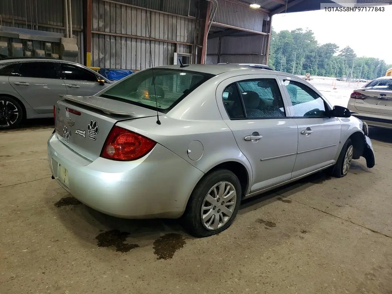 2009 Chevrolet Cobalt Ls VIN: 1G1AS58H797177843 Lot: 60819376