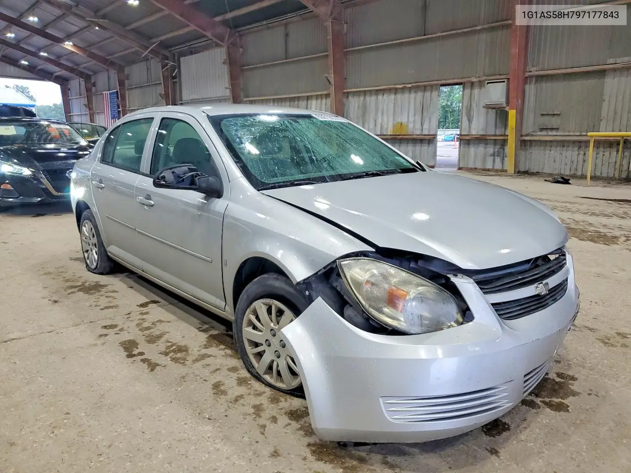2009 Chevrolet Cobalt Ls VIN: 1G1AS58H797177843 Lot: 60819376