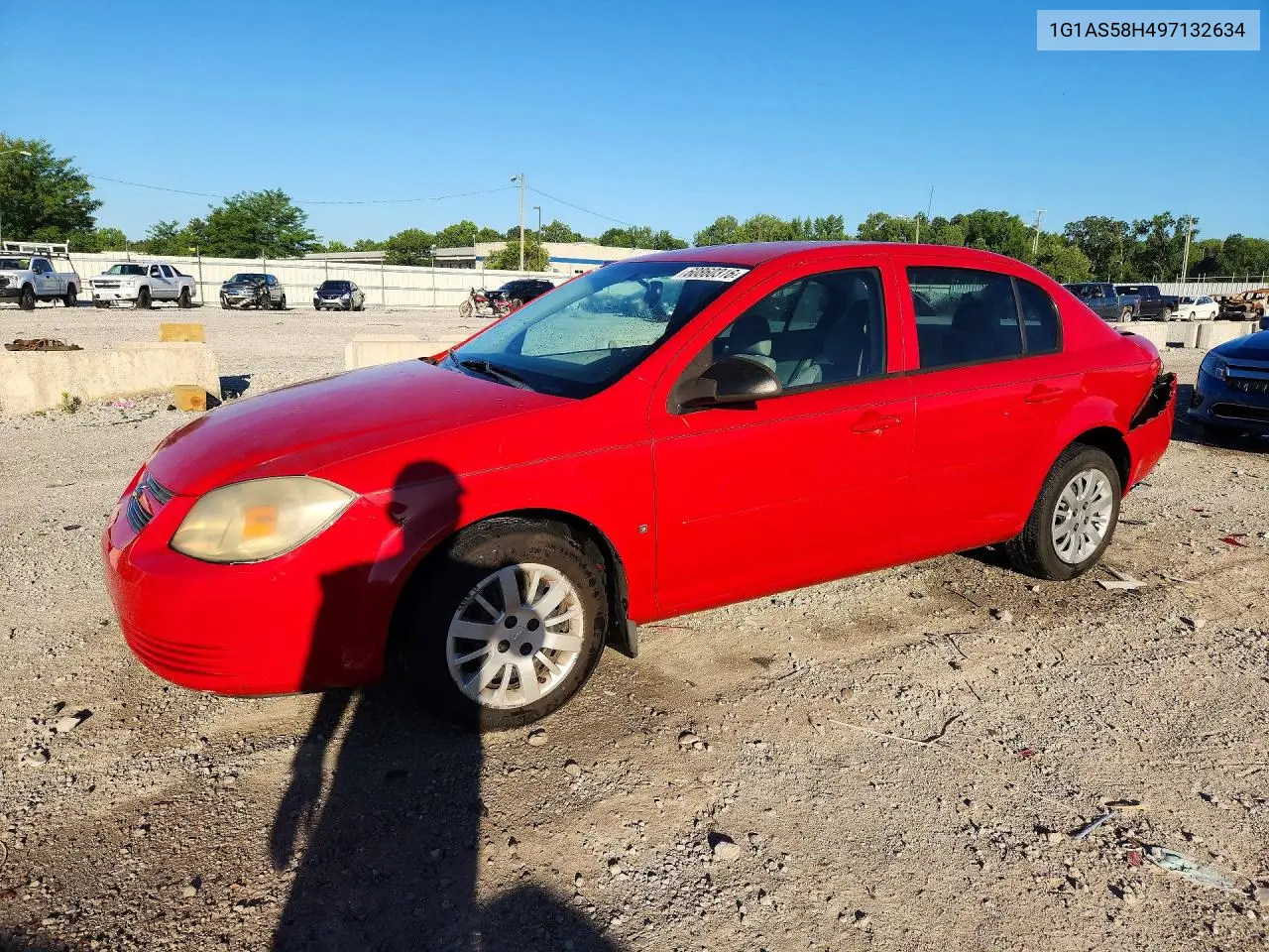 2009 Chevrolet Cobalt Ls VIN: 1G1AS58H497132634 Lot: 60860316