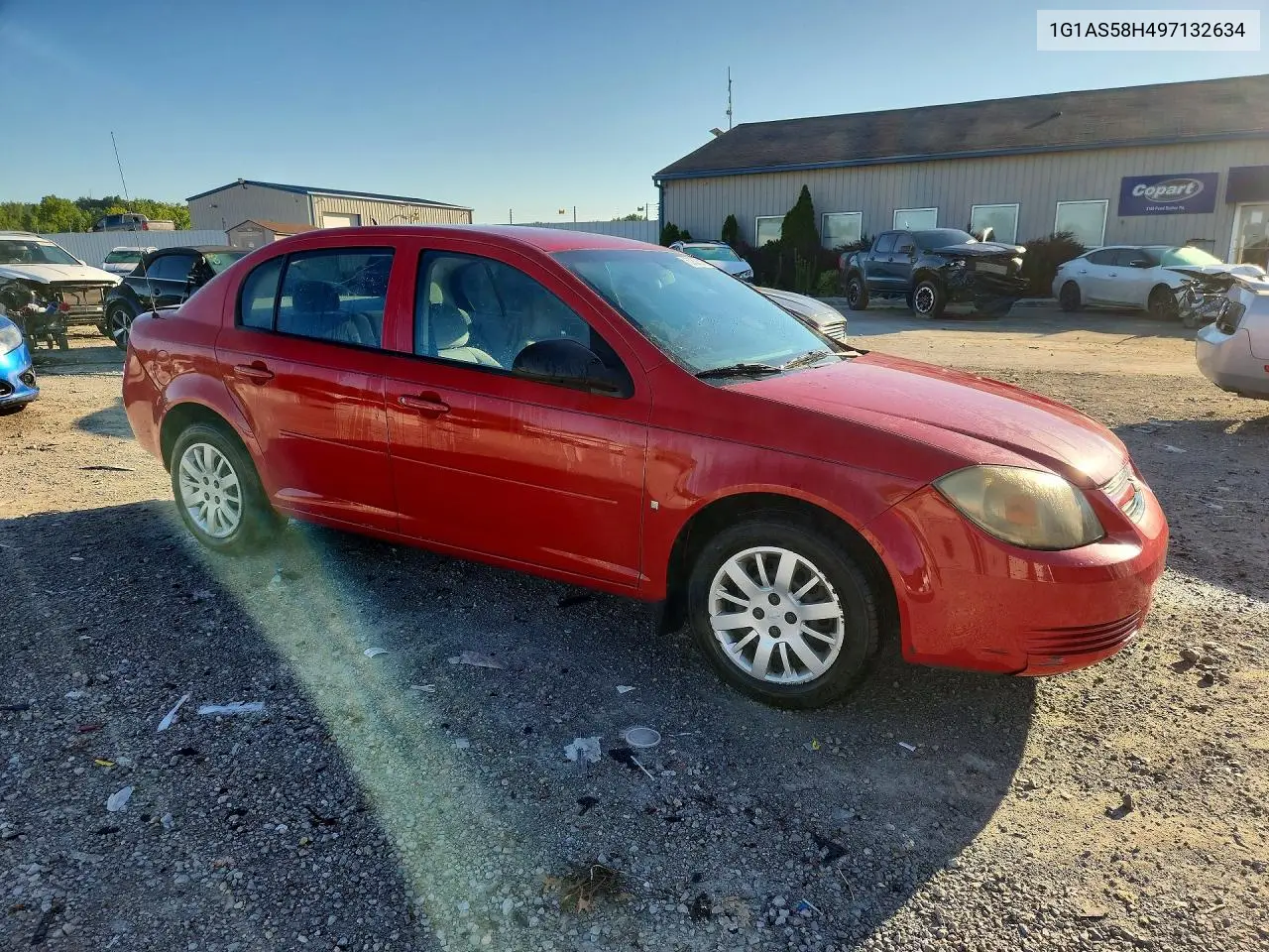 2009 Chevrolet Cobalt Ls VIN: 1G1AS58H497132634 Lot: 60860316