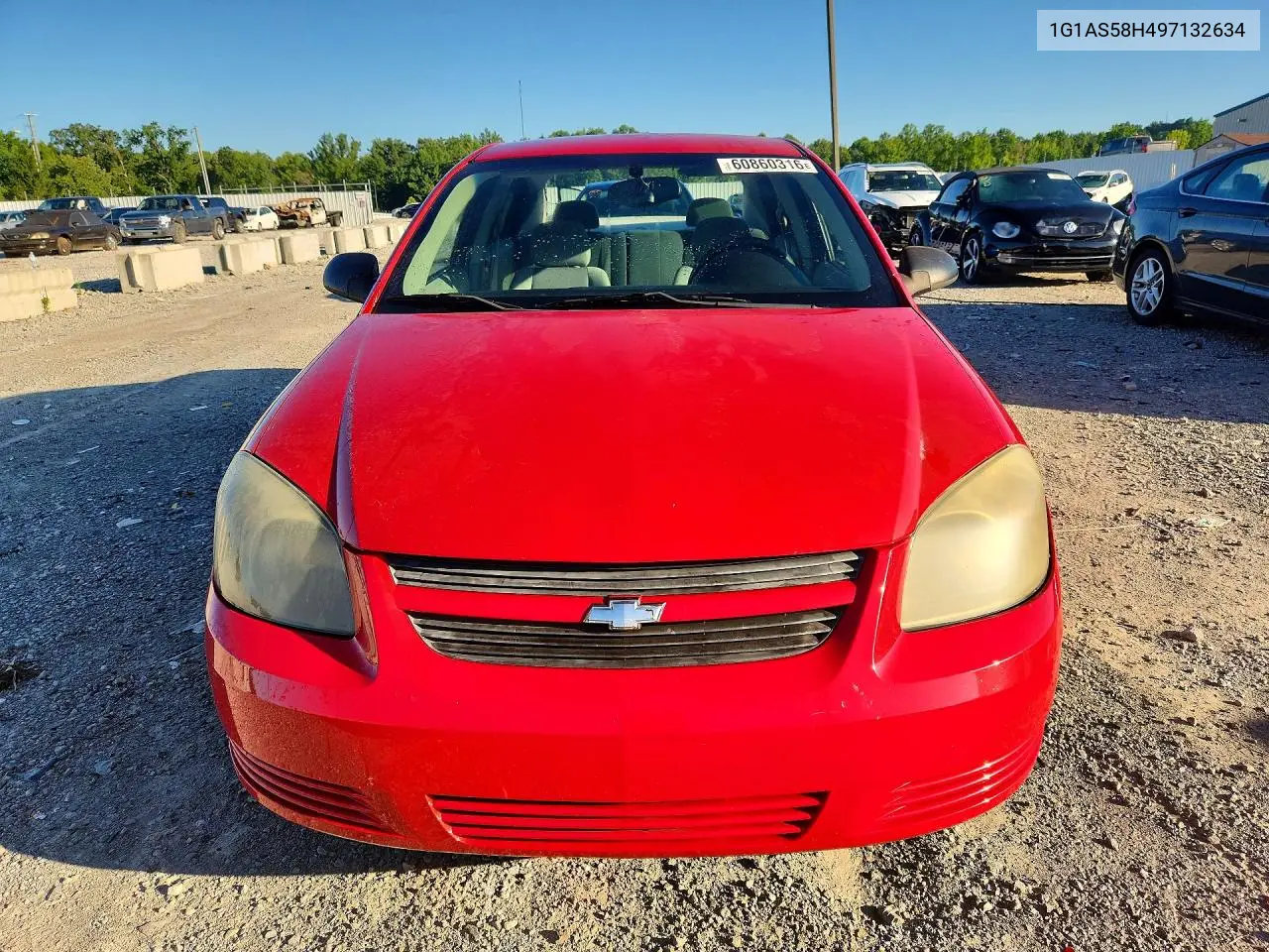 2009 Chevrolet Cobalt Ls VIN: 1G1AS58H497132634 Lot: 60860316