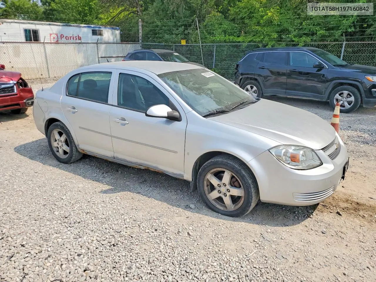 2009 Chevrolet Cobalt Lt VIN: 1G1AT58H197160842 Lot: 61052306
