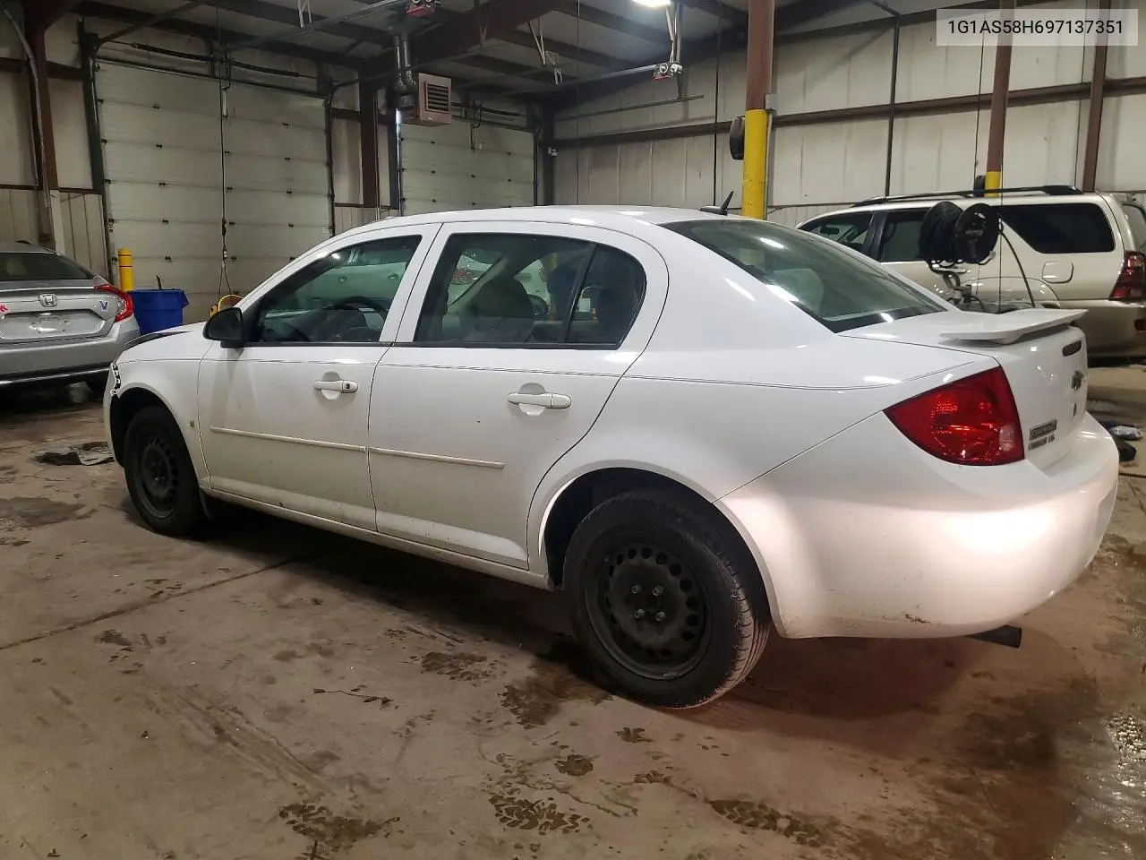 2009 Chevrolet Cobalt Ls VIN: 1G1AS58H697137351 Lot: 61313576