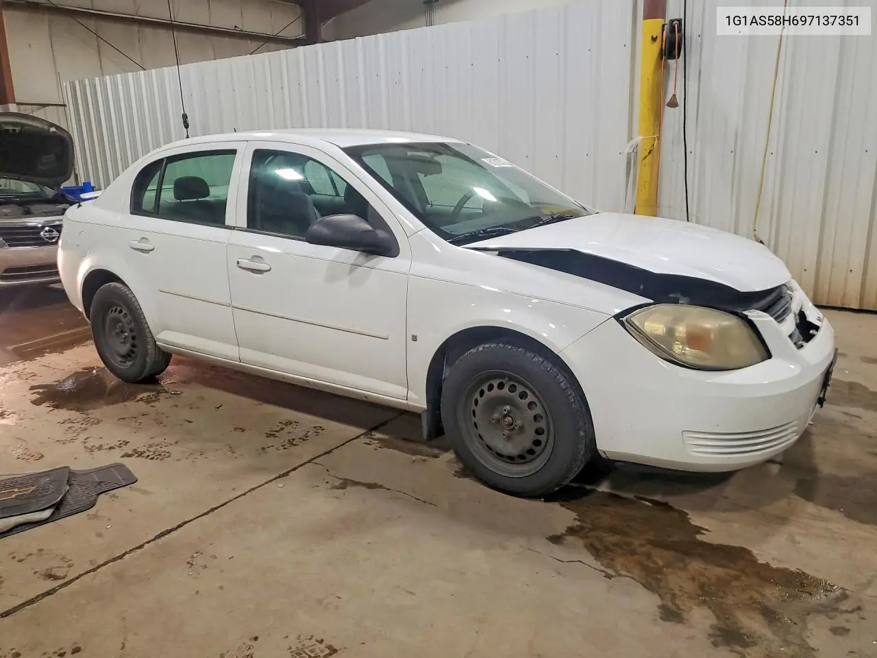 2009 Chevrolet Cobalt Ls VIN: 1G1AS58H697137351 Lot: 61313576
