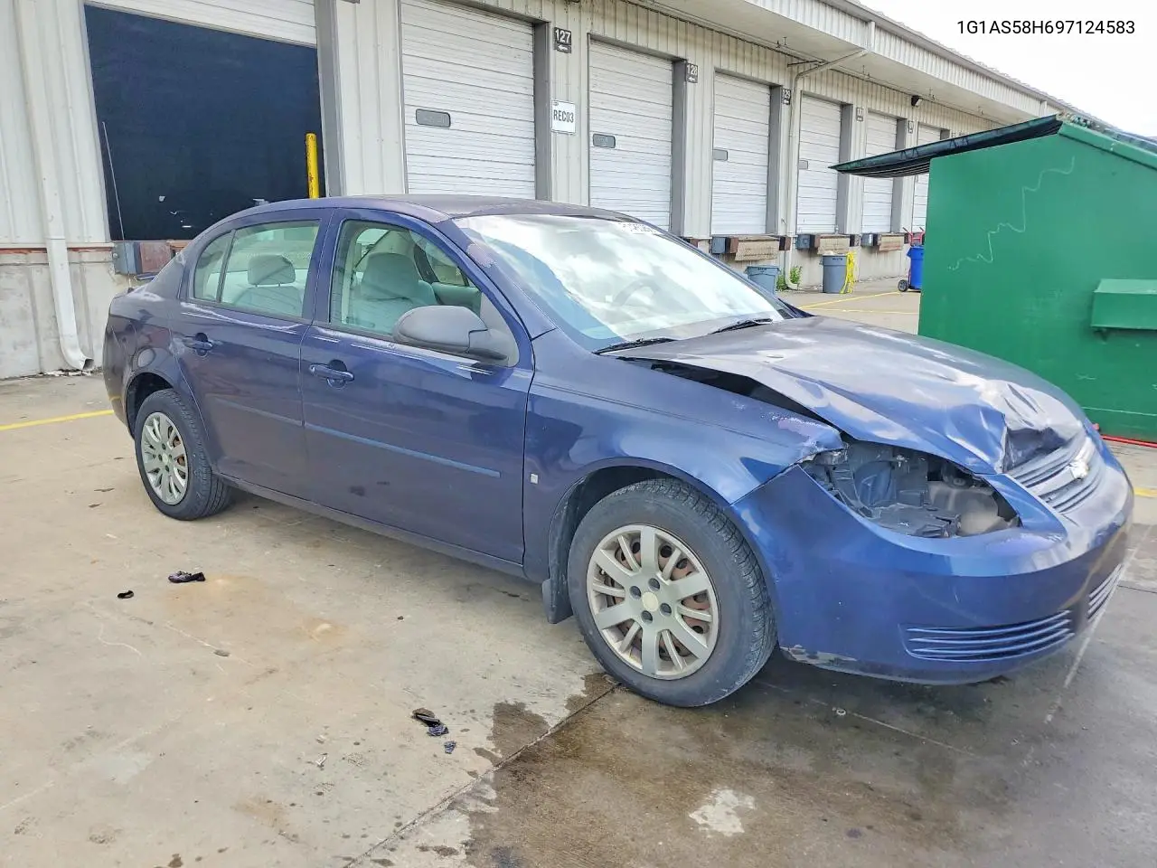 2009 Chevrolet Cobalt Ls VIN: 1G1AS58H697124583 Lot: 61485266