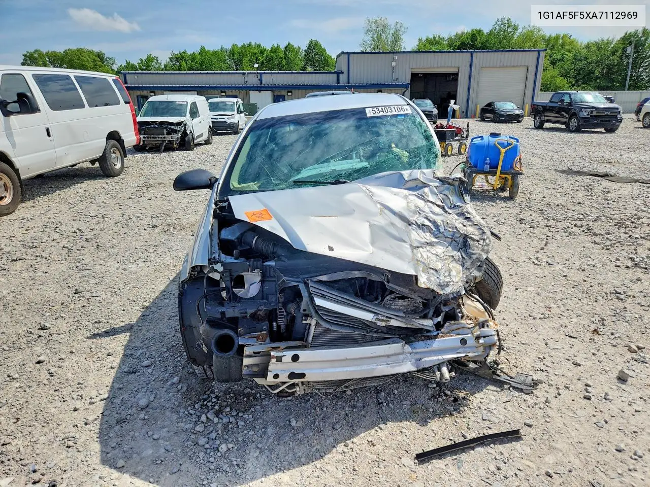 2010 Chevrolet Cobalt 2Lt VIN: 1G1AF5F5XA7112969 Lot: 53403106