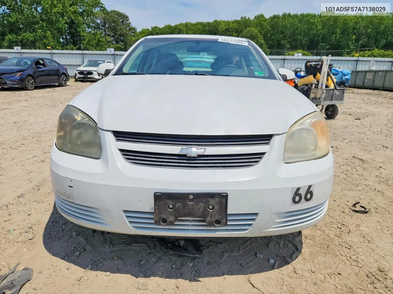2010 Chevrolet Cobalt 1Lt VIN: 1G1AD5F57A7138029 Lot: 56514366
